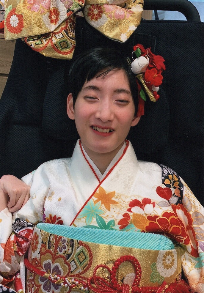 車椅子着物　振袖　成人式　北海道　知的障害　身体障害